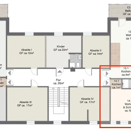 Ferienwohnung Schwalbennest - Sanssouci 아파트 *